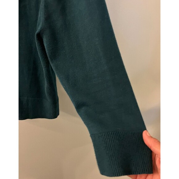 Chaps Petite Women Dark Jade Shrug Sz PXL NWOT - Picture 4 of 5